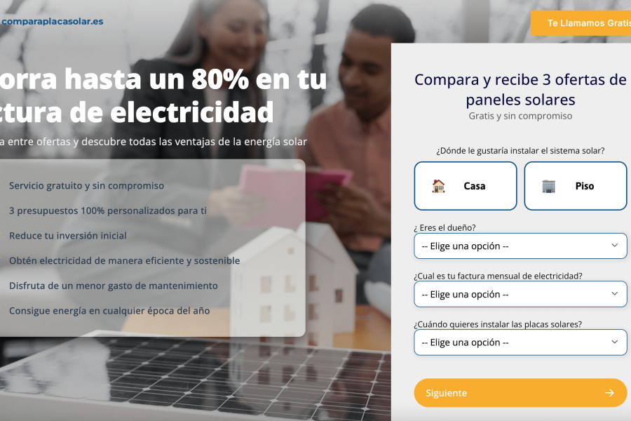 Compara placas solares